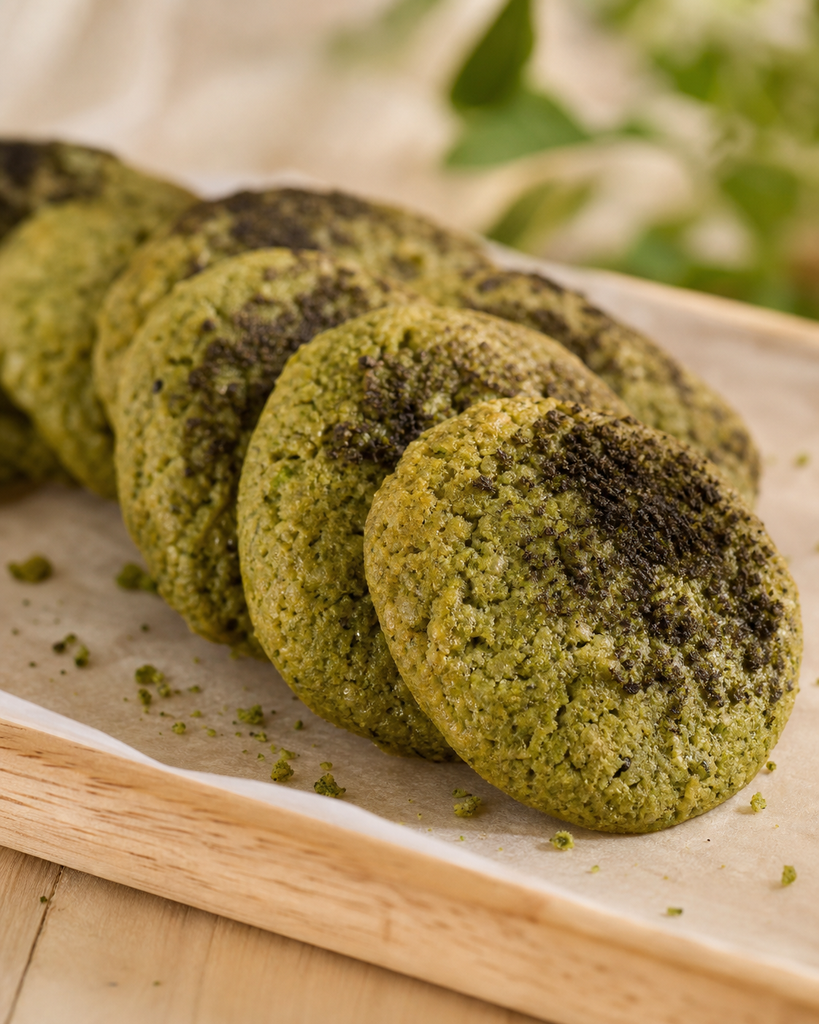 Petits cookies au moringa avec éclats de chocolat | 100 g