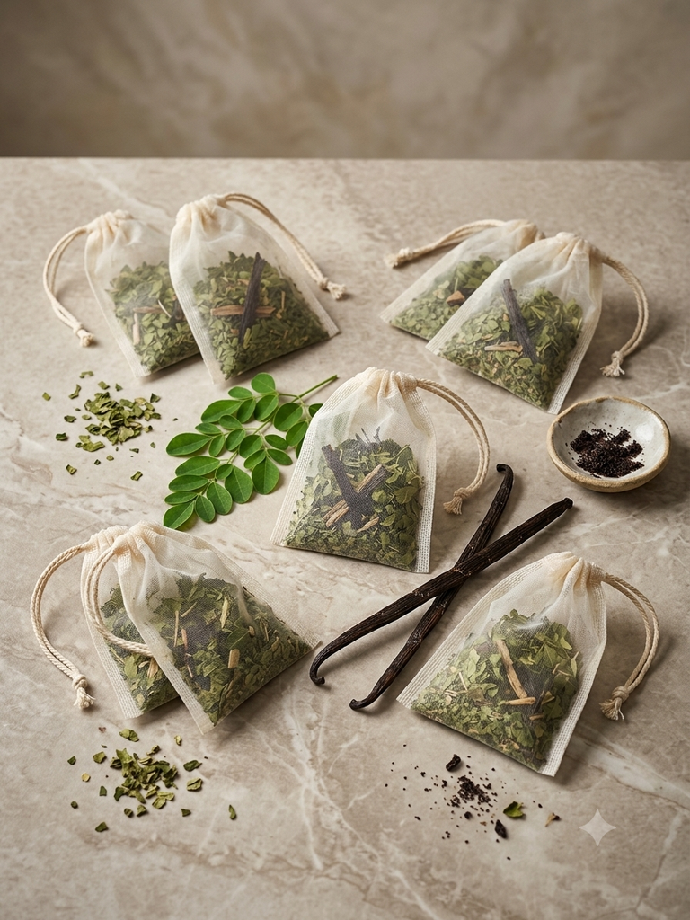 [INF-MOR-VAN] Infusions de moringa à la vanille | 20 sachets | 50 g